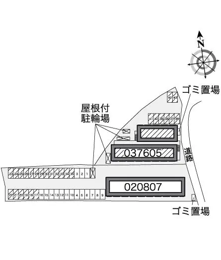 ★手数料０円★大津市今堅田３丁目 月極駐車場